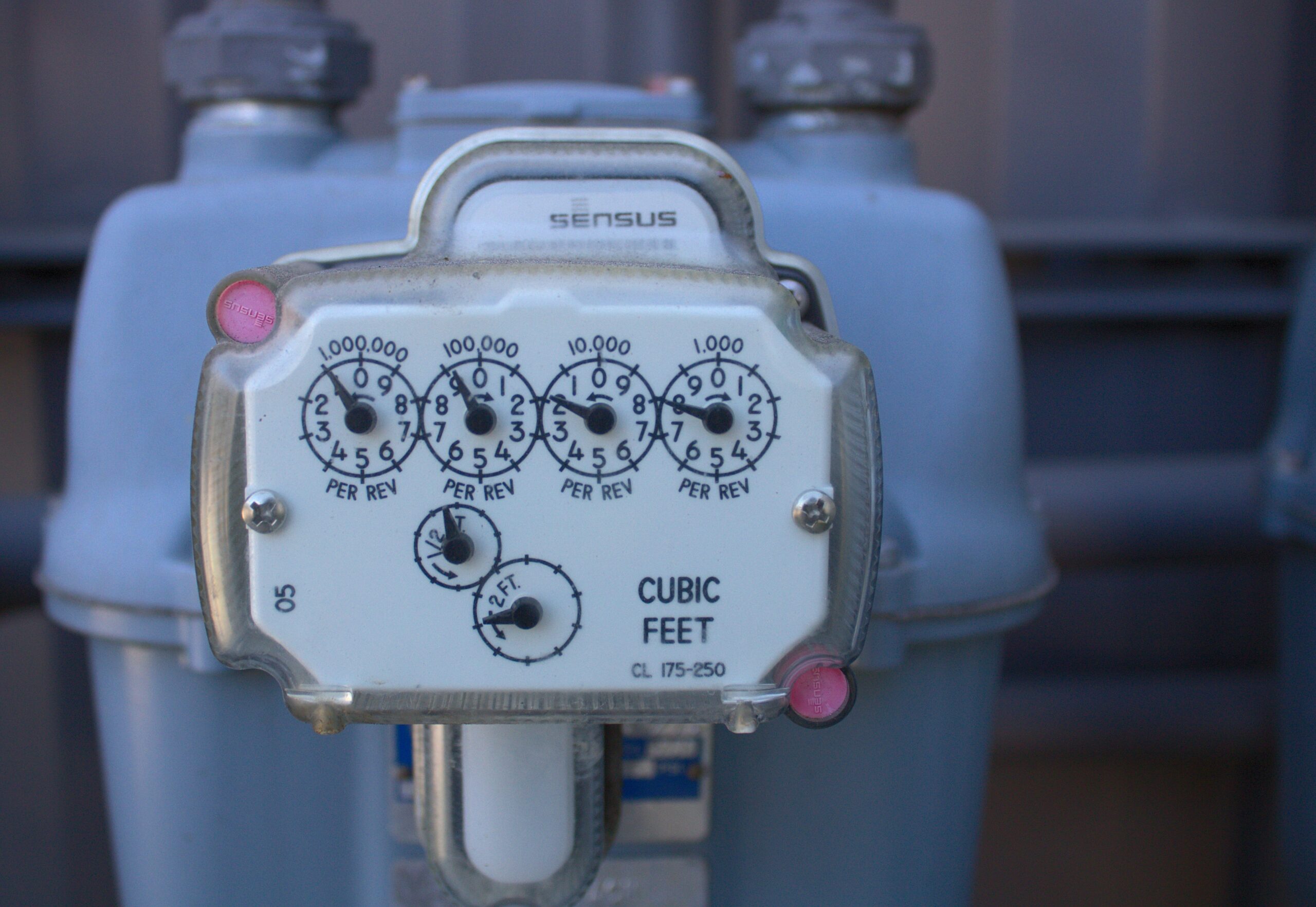 View of utility meter