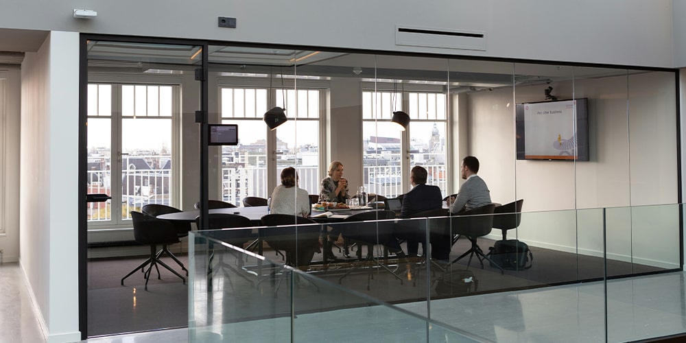 Somebody touching digital icons representing different types of technolgoy